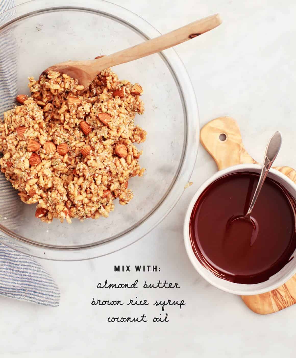 Almond Butter Brown Rice Crispy Treats Almond Butter Brown Rice Crispy Treats
