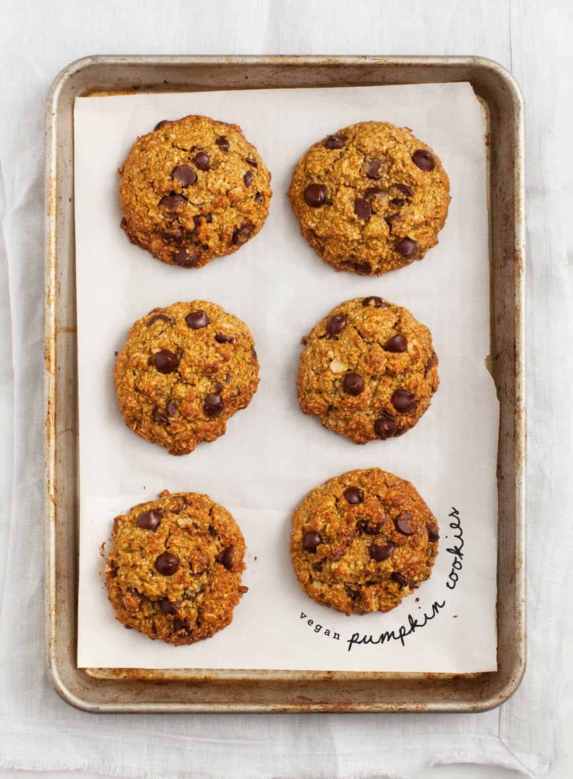 Pumpkin Chocolate Chip Cookies