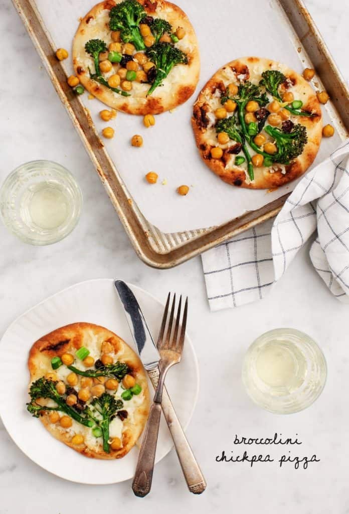 Jenny's Broccolini Chickpea Pizza Recipe Love and Lemons