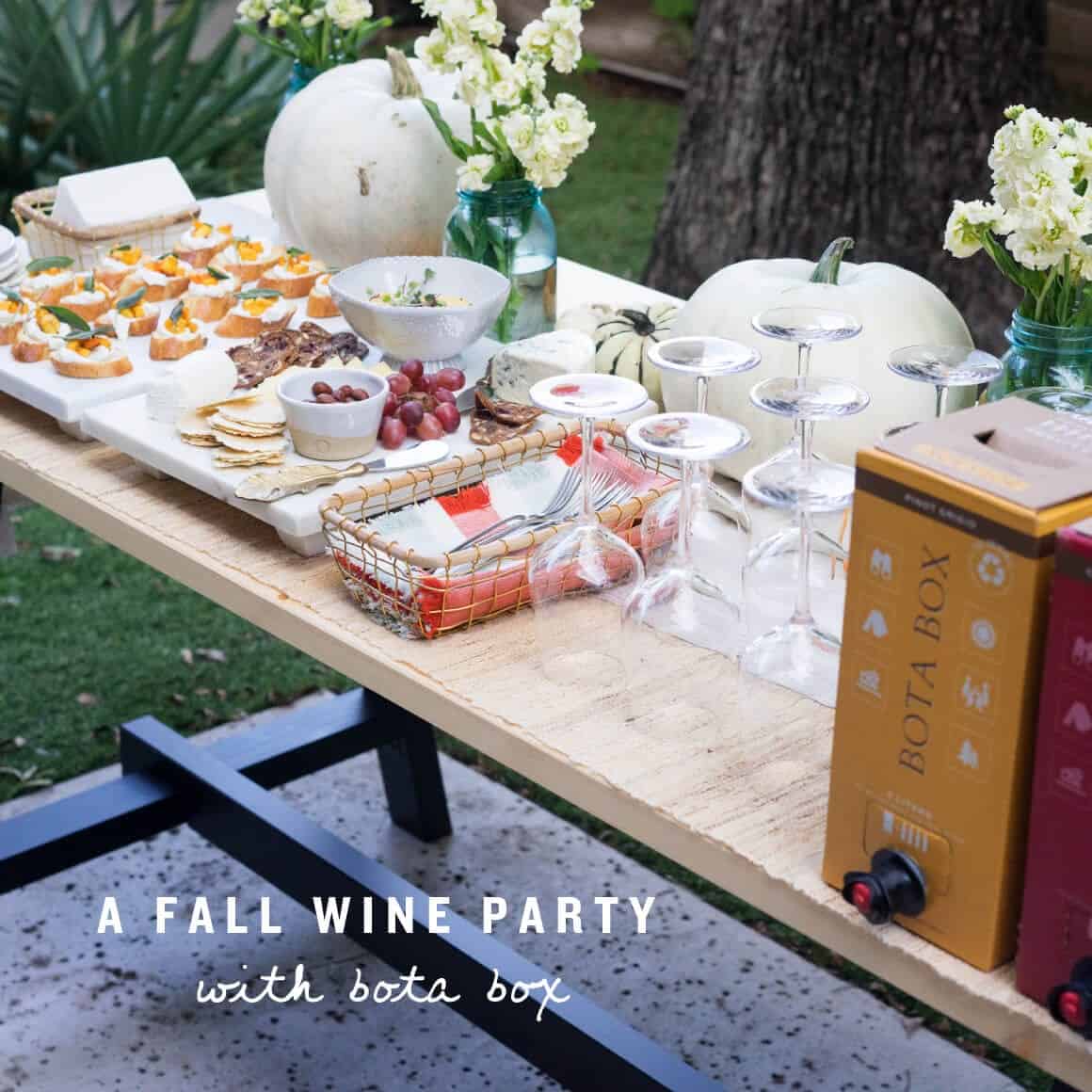 A Fall Wine Party