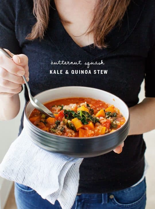 10 Favorite Soup Season Recipes Butternut Squash Kale & Quinoa Stew