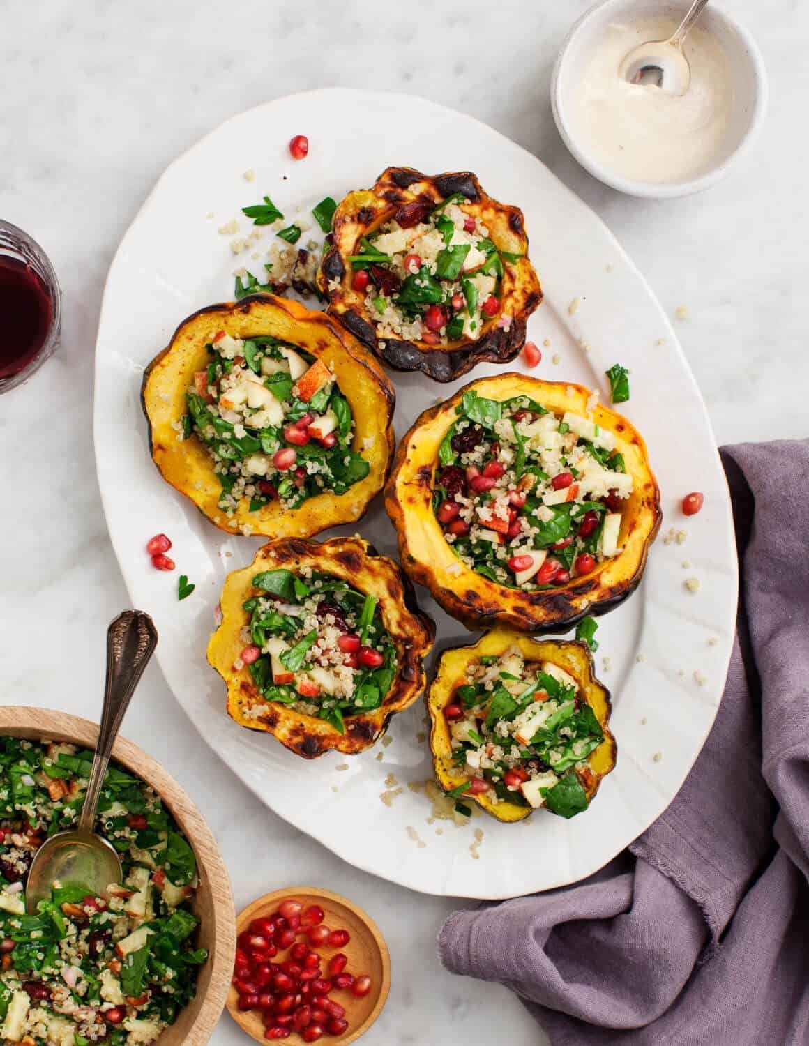 Quinoa Salad Stuffed Acorn Squash Quinoa Salad Stuffed Acorn Squash