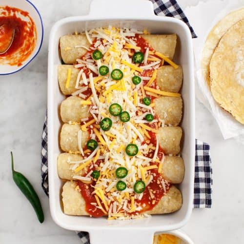 Vegetarian Black Bean Enchiladas