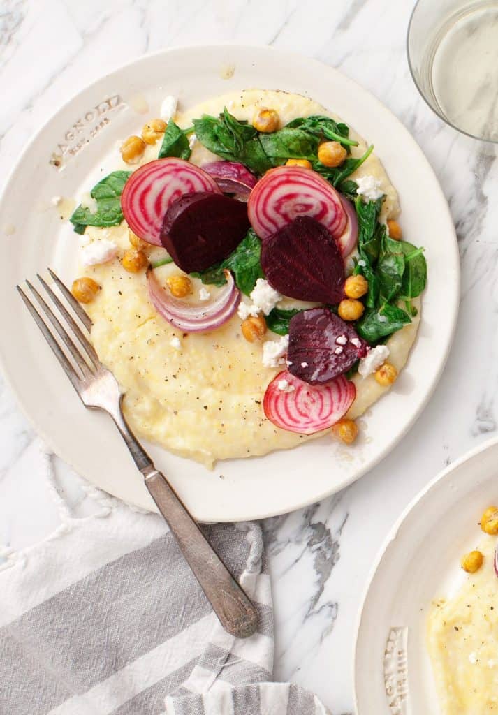 Creamy Polenta Recipe with Roasted Beets Love and Lemons