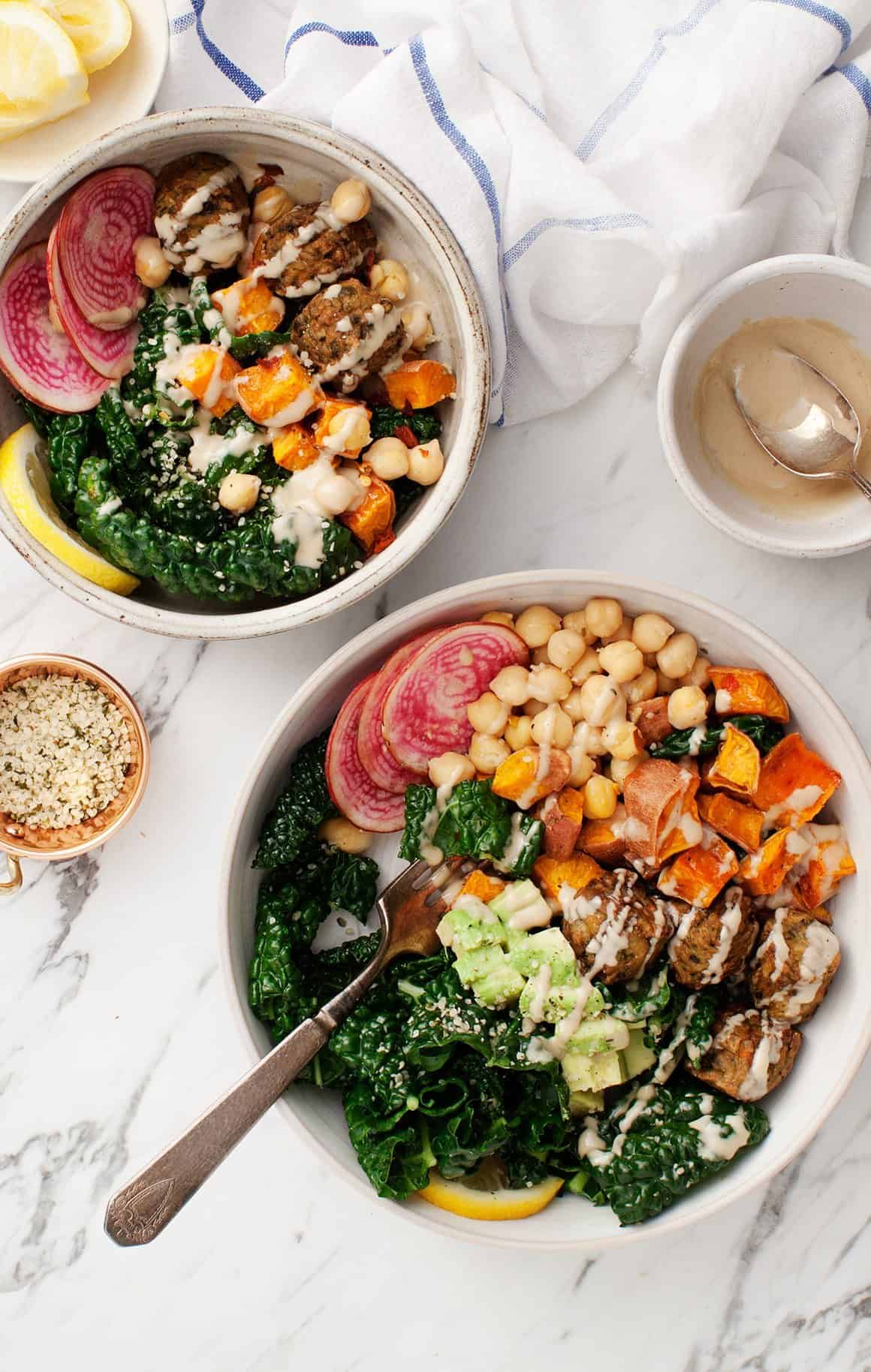 10-Minute No Cook Healthy Lunch Bowls - Beauty Bites