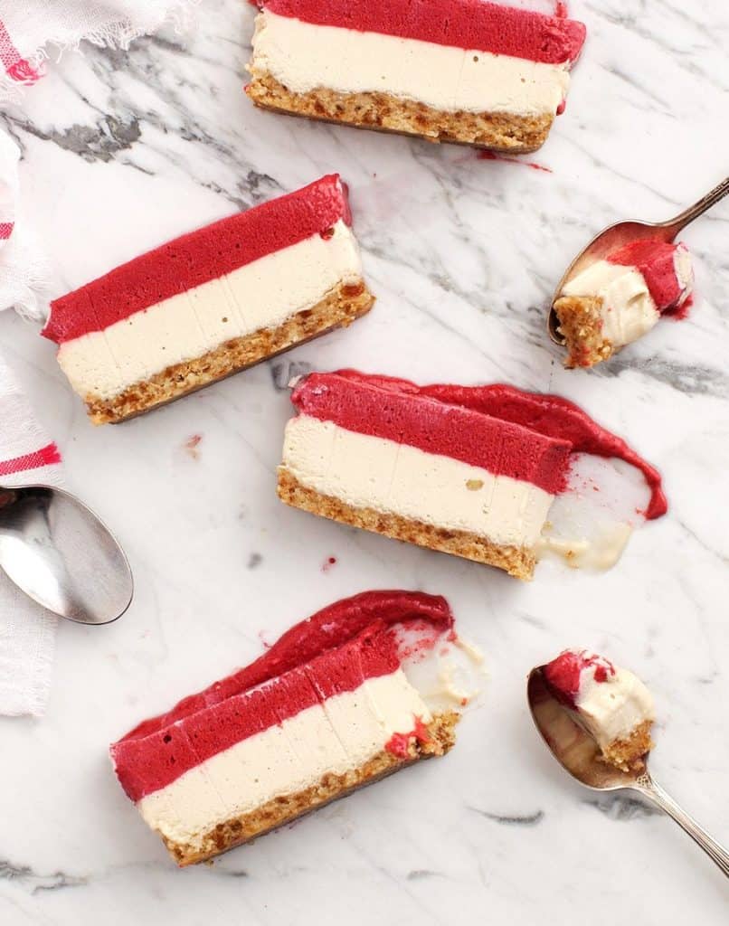 Raspberry Vegan Cheesecake Recipe Love and Lemons
