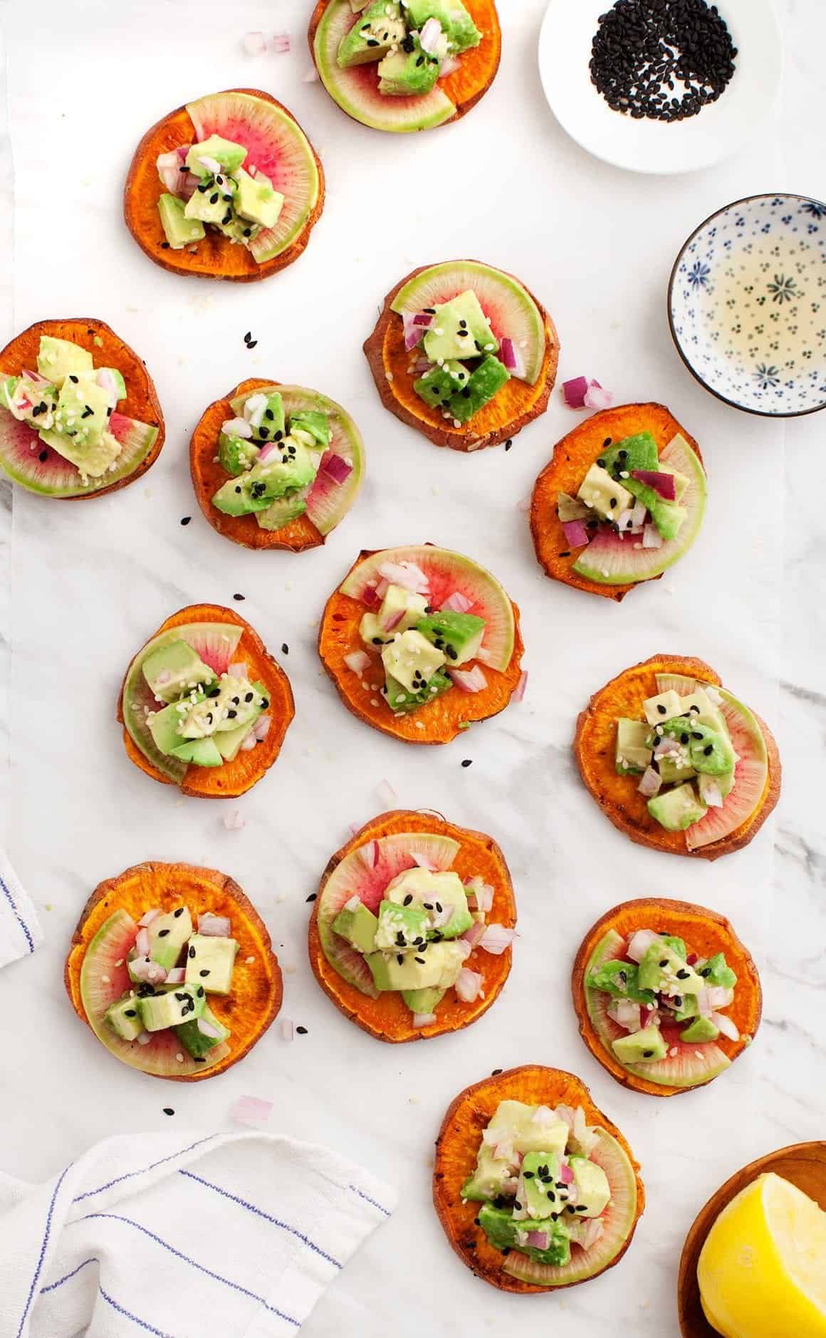 Sweet Potato Appetizer Bites Recipe - Love and Lemons