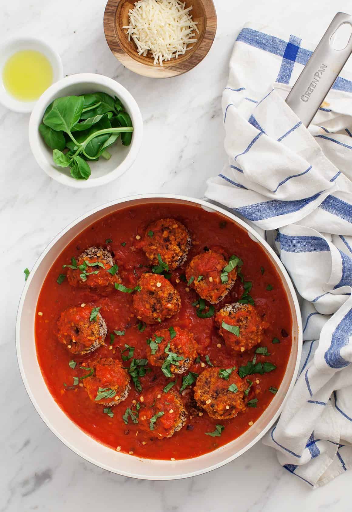 Vegan Black Bean Meatball Sub Vegan Meatballs
