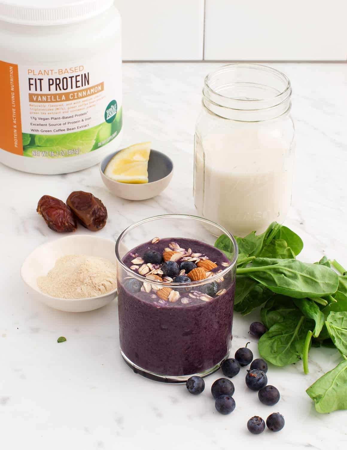Super Fun Summer Smoothies! Blueberry Muffin Smoothie