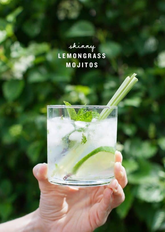 Skinny Lemongrass Mojitos Recipe Love and Lemons