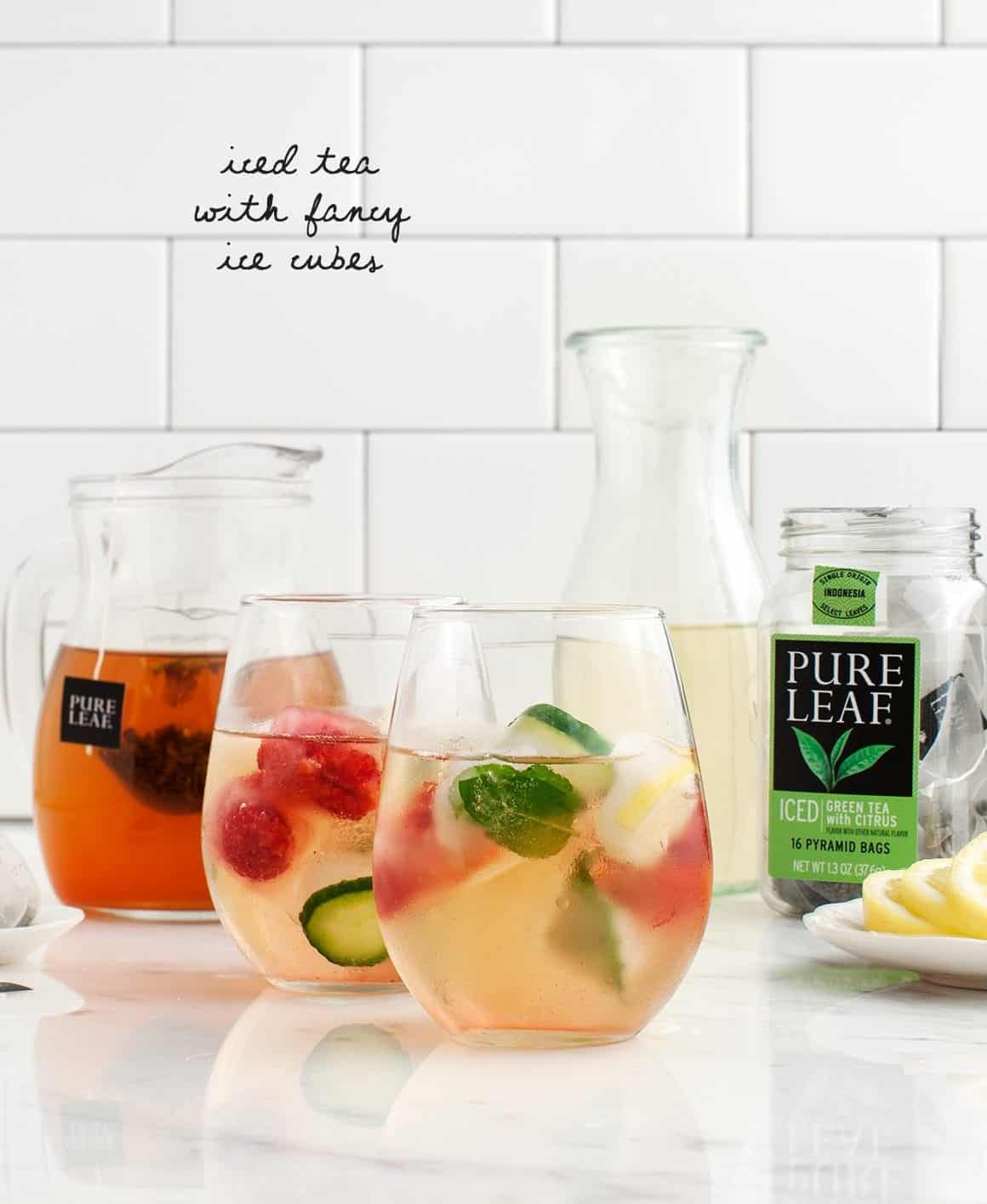 green tea with peach iced tea pitcher bags