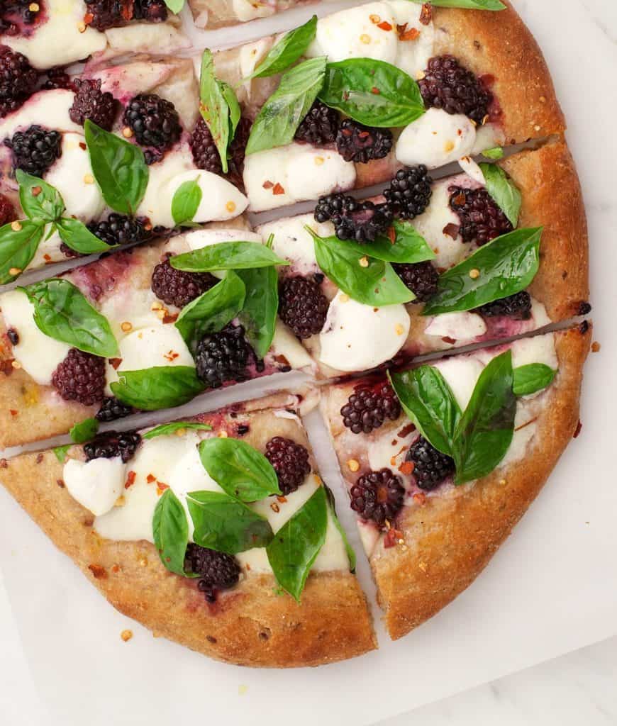 Summer Blackberry Basil Pizza Recipe Love and Lemons