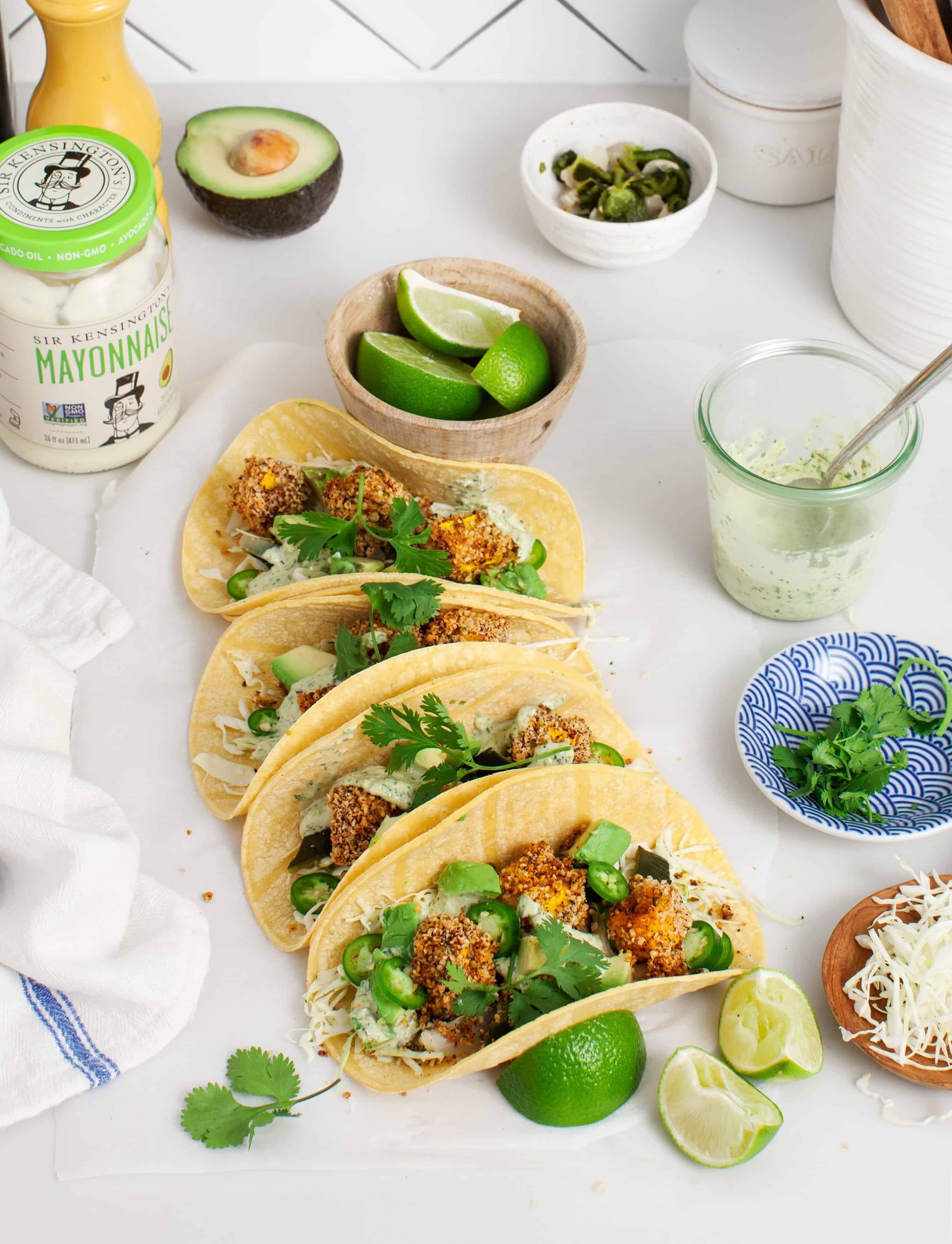 Crispy Butternut Squash & Poblano Tacos