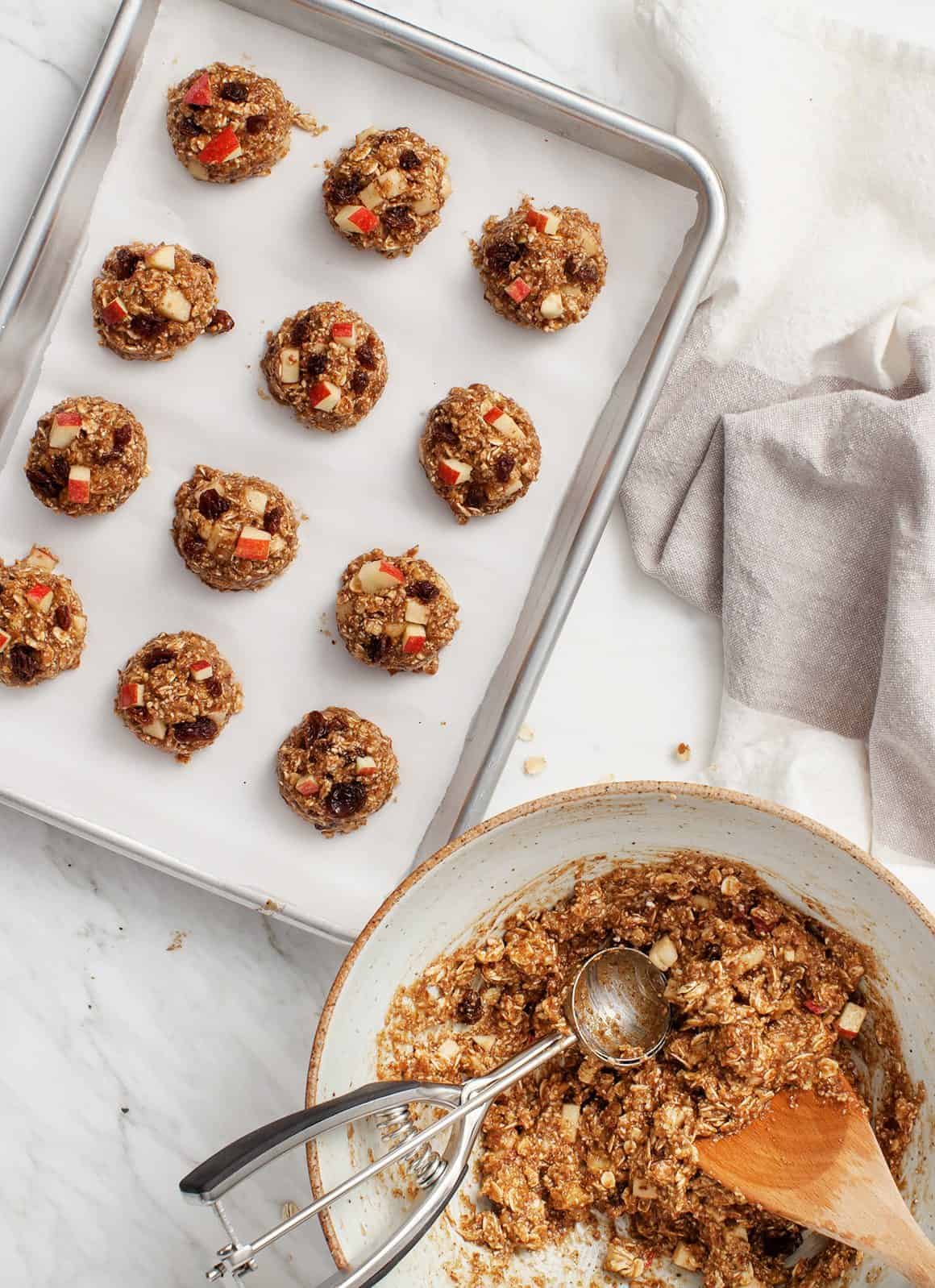 Apple Oatmeal Raisin Cookies Recipe - Love And Lemons