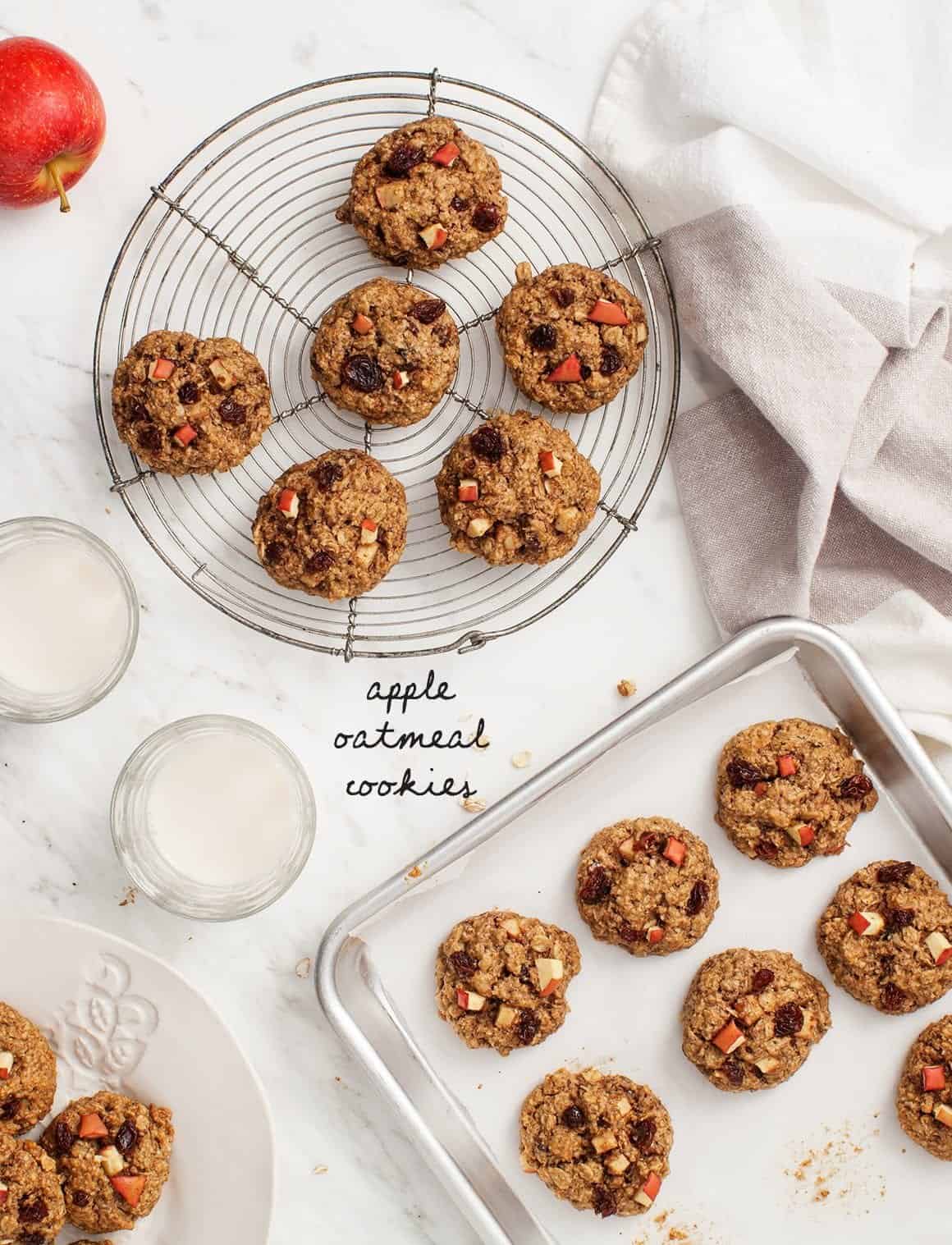 Apple Oatmeal Cookies