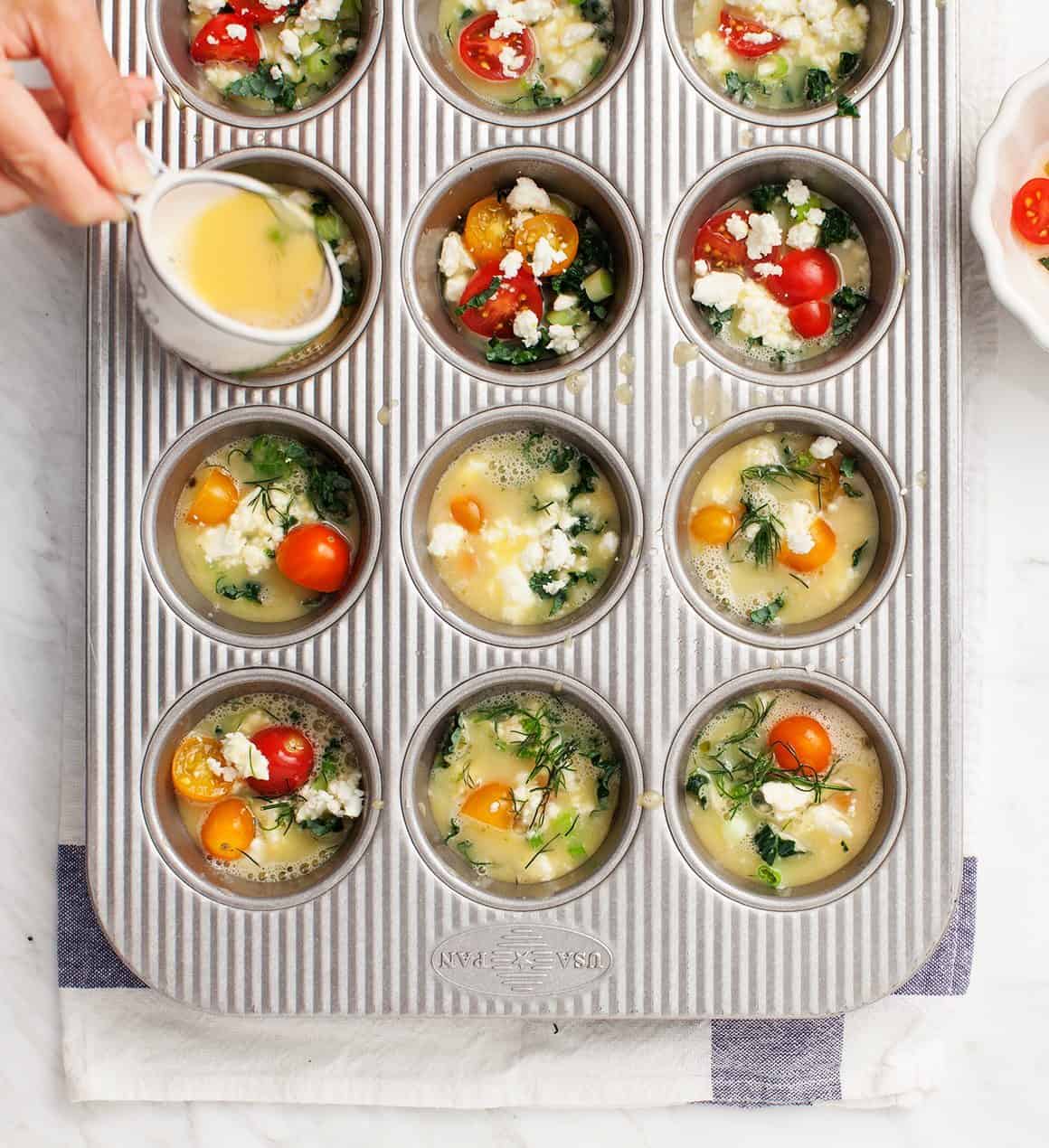 Mini Frittatas in a Muffin Tin - Five Ways • Daisybeet