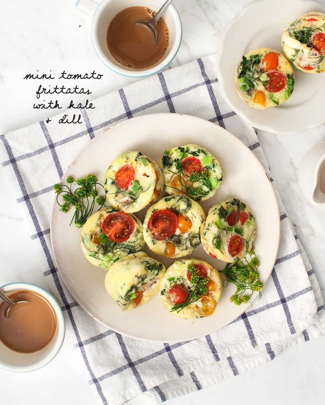 Tomato frittata muffins