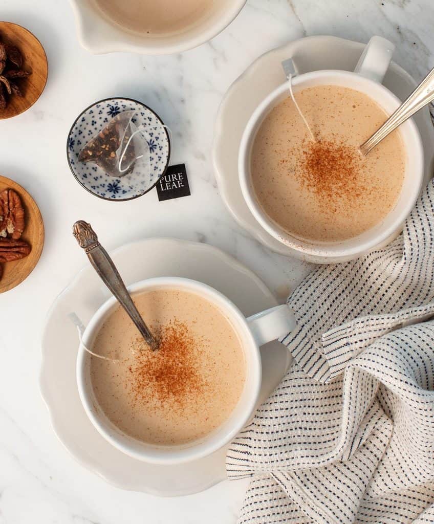 Vanilla Pecan Milk Chai Lattes Recipe Love and Lemons