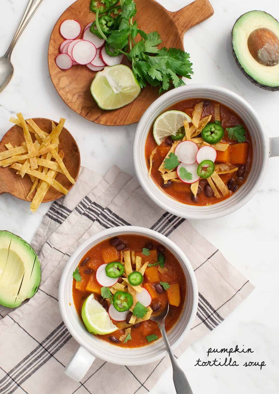 Pumpkin Tortilla Soup Recipe - Love and Lemons