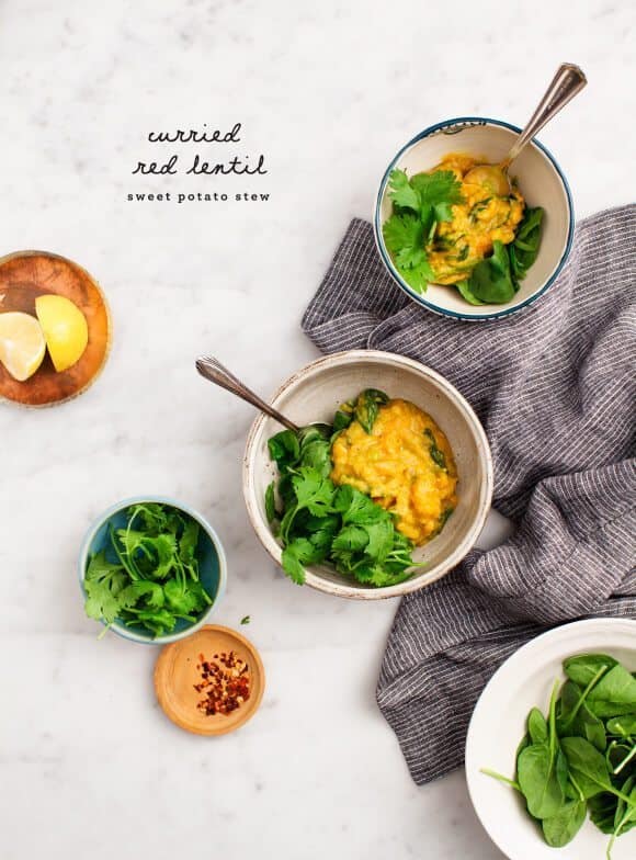 Favorite Vegetarian Soup Recipes Curried Red Lentil Sweet Potato Stew