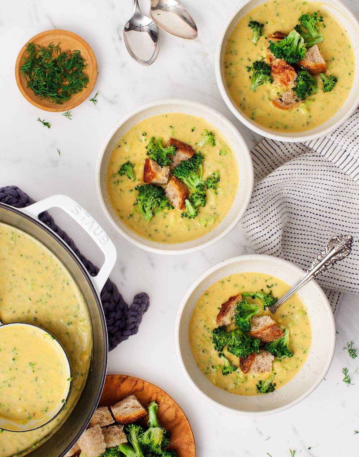 Vegan Broccoli Soup Recipe Love And Lemons