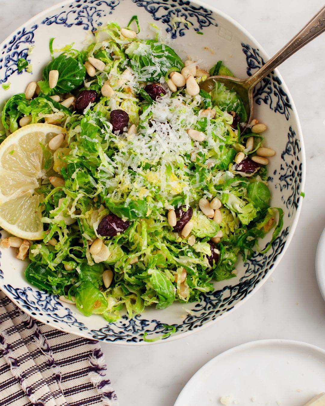 Shaved Brussels Sprout Salad Recipe - Love and Lemons