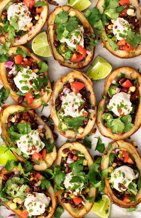 Loaded Potato Skin Appetizers