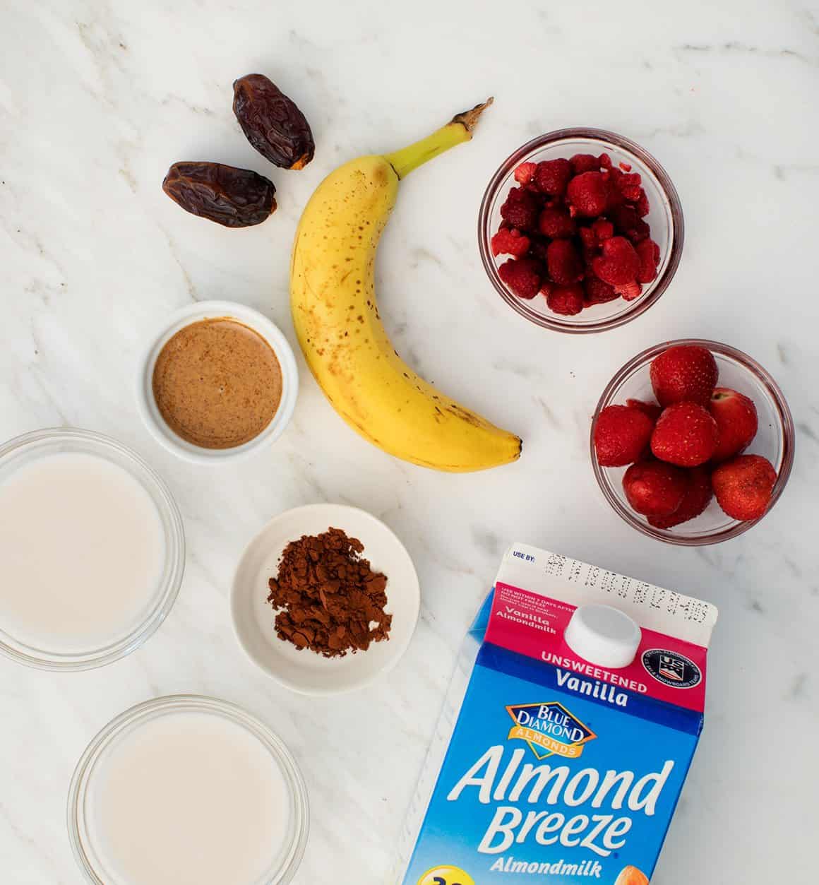 Valentine's Layered Smoothie