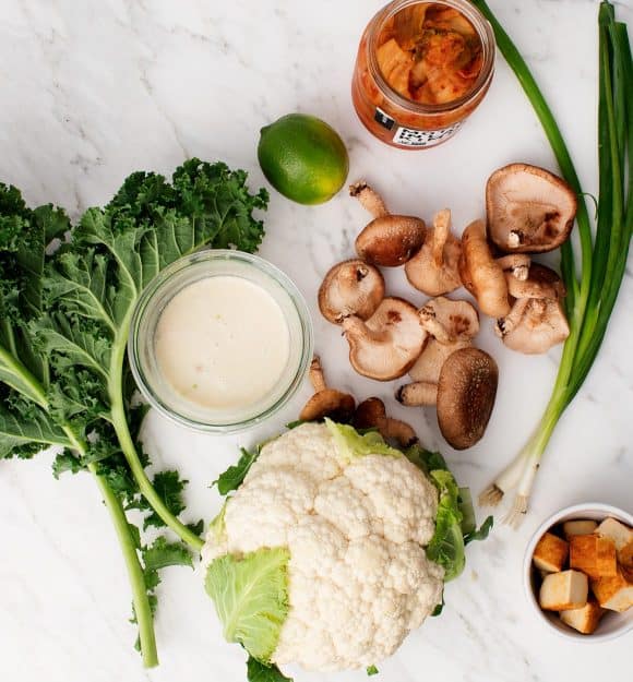 Cauliflower Rice Kimchi Bowls Recipe Love and Lemons