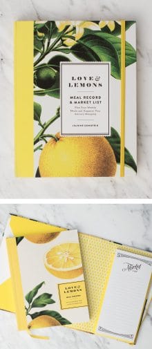 Love and Lemons Meal Planner and Market List