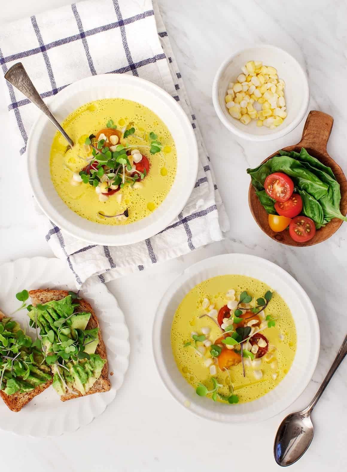 Sweet Corn Gazpacho