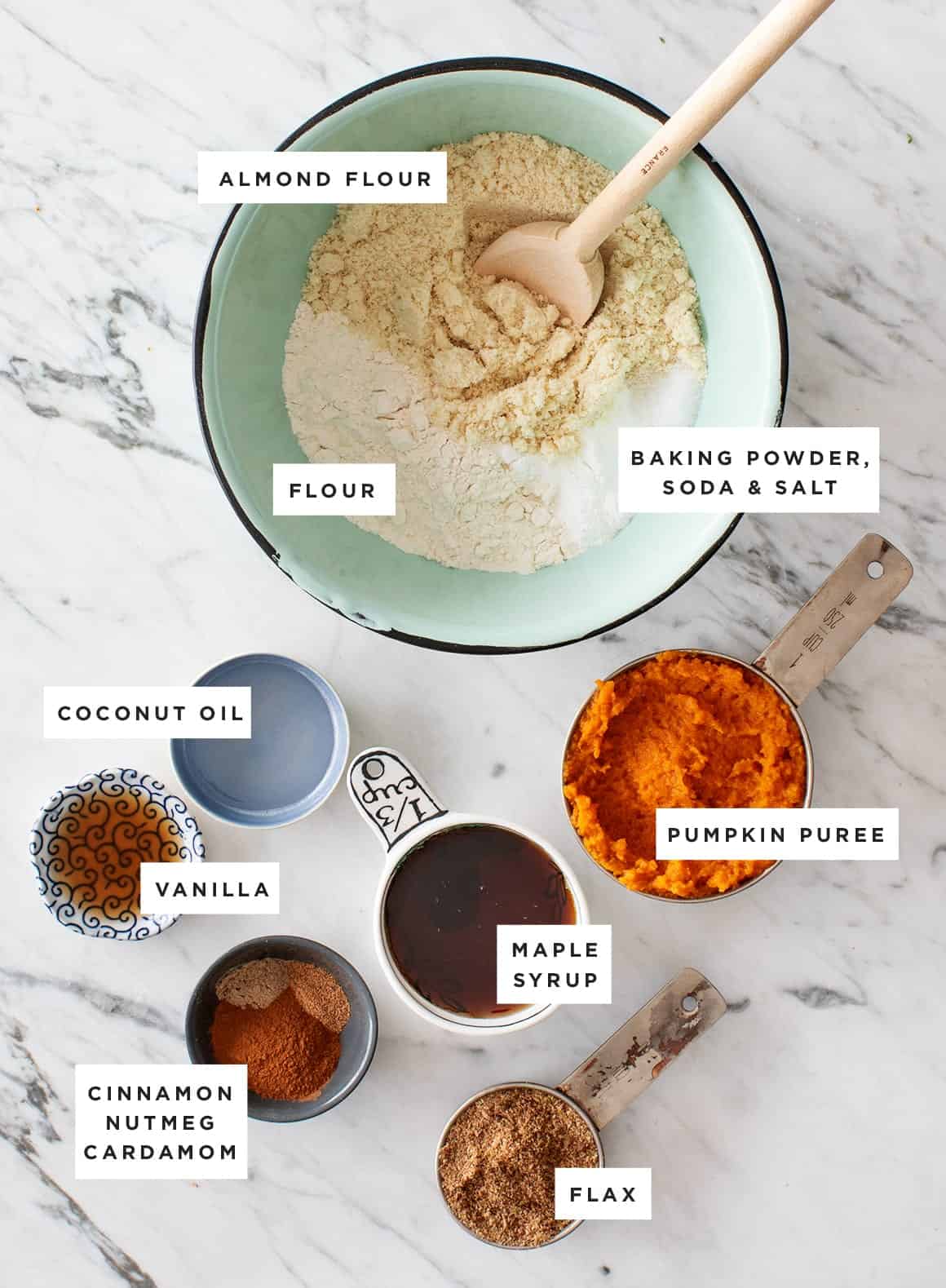 Vegan Pumpkin Snack Cake ingredients