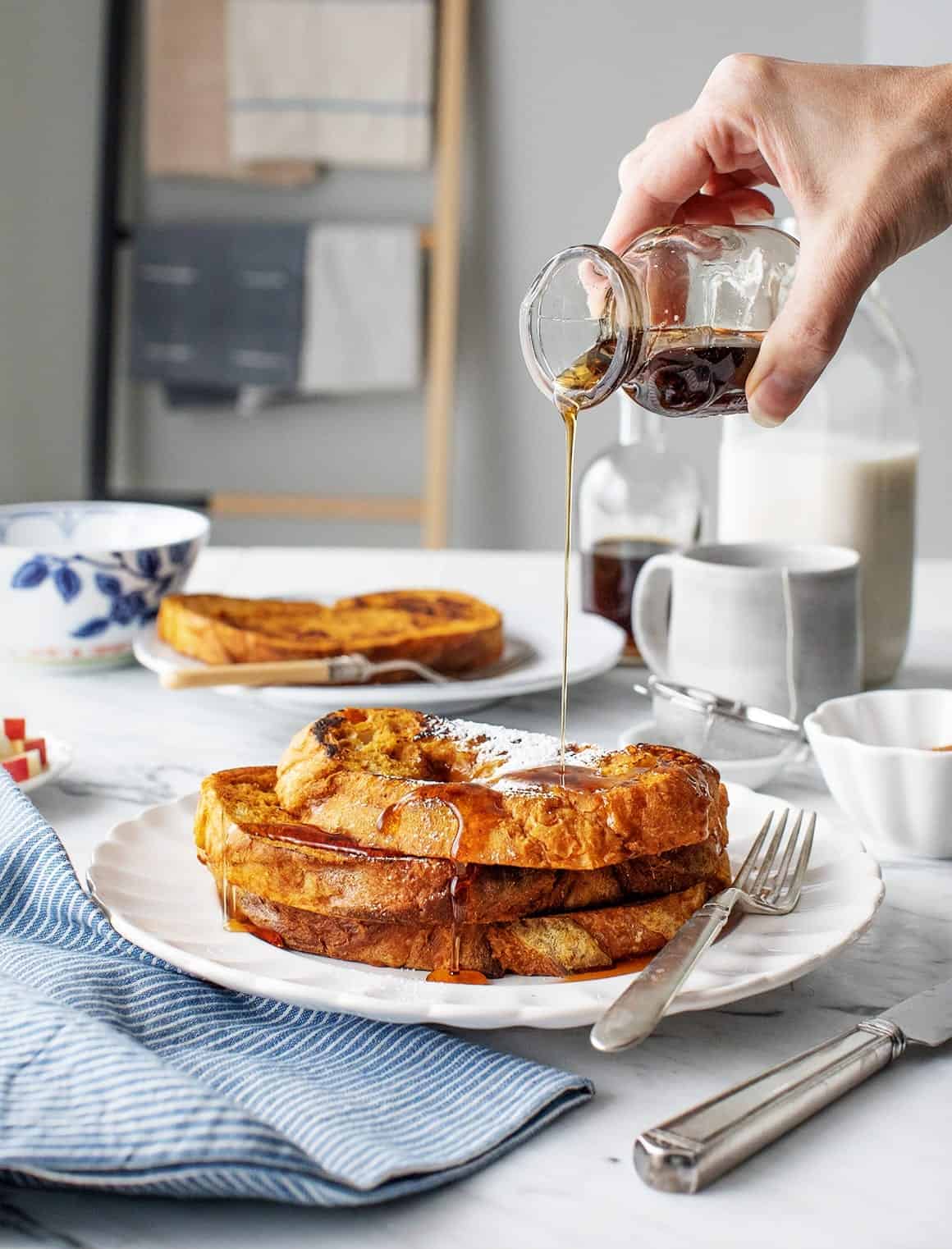 Vegan Pumpkin French Toast