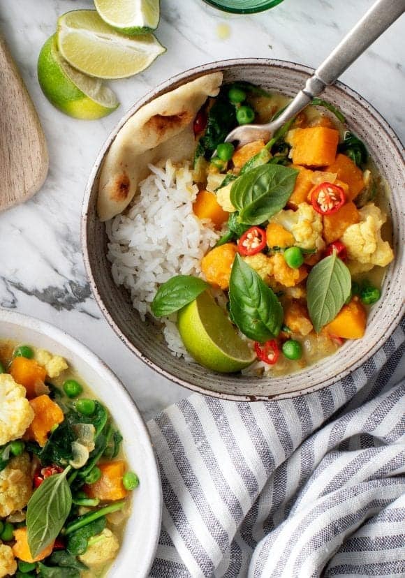 Butternut Cauliflower Vegetable Curry