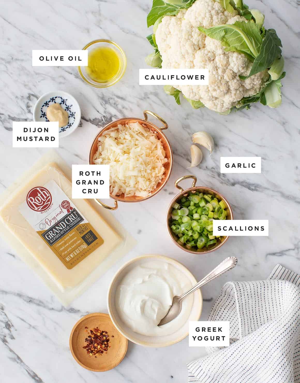 Baked Cheesy Cauliflower Party Dip