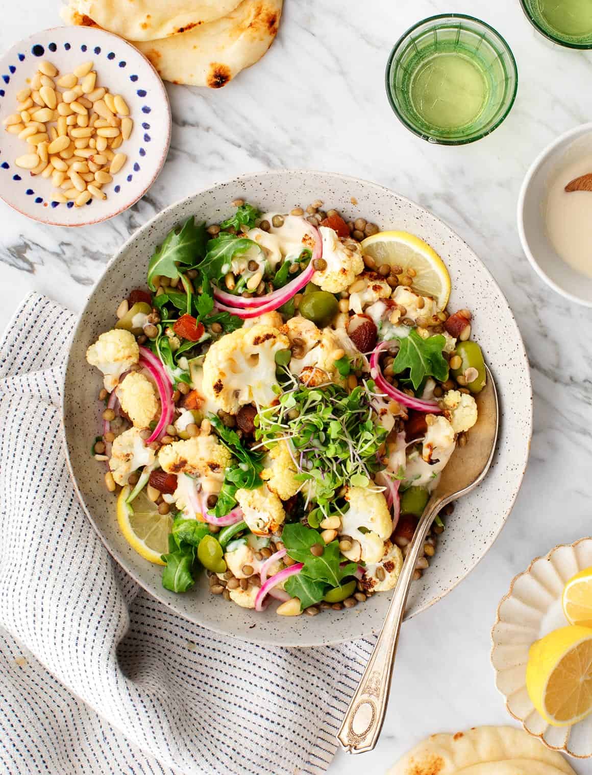 Roasted Cauliflower Salad Recipe - Love and Lemons