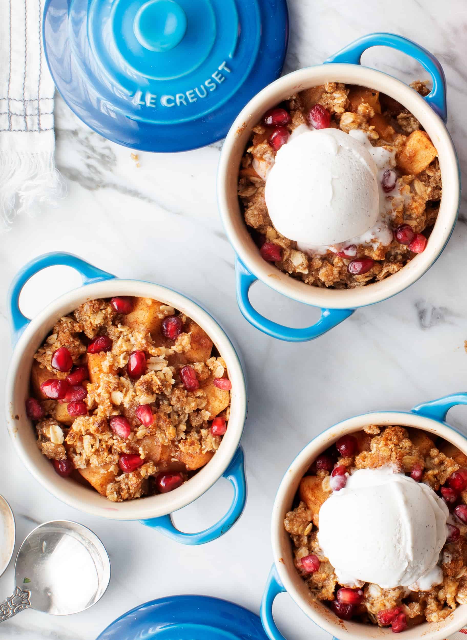 Easy Apple Crisp - Bowl of Delicious