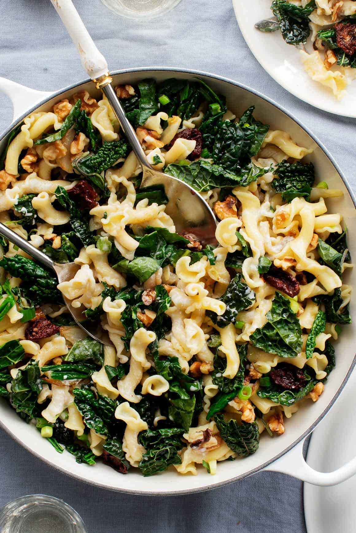 Sun-dried Tomato Pasta with Kale