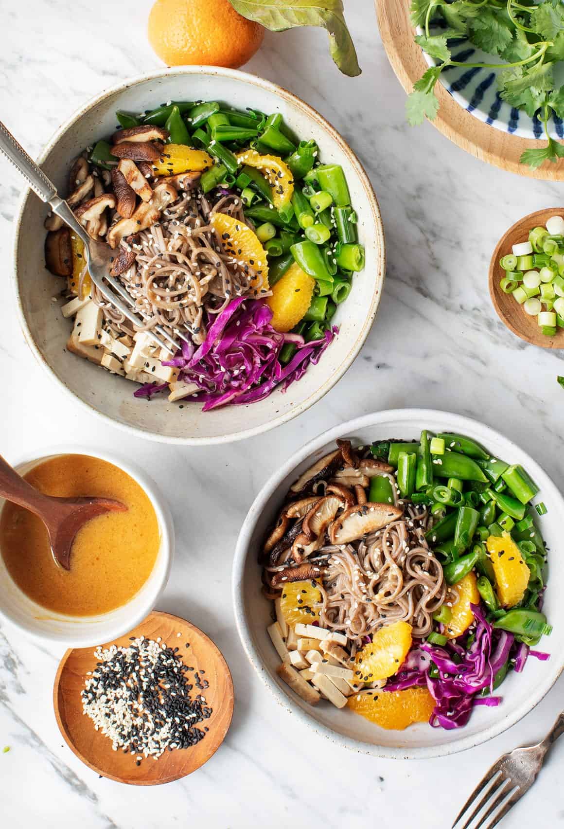 Sesame Orange Noodle Bowl recipe