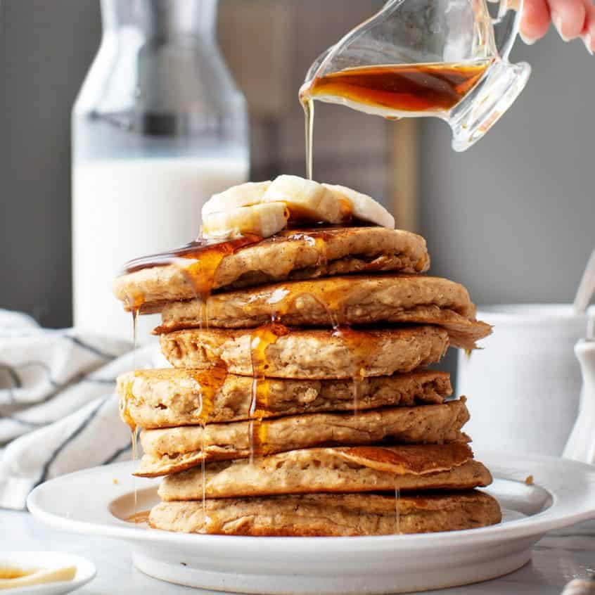 Vegan Banana Pancakes Recipe Love and Lemons