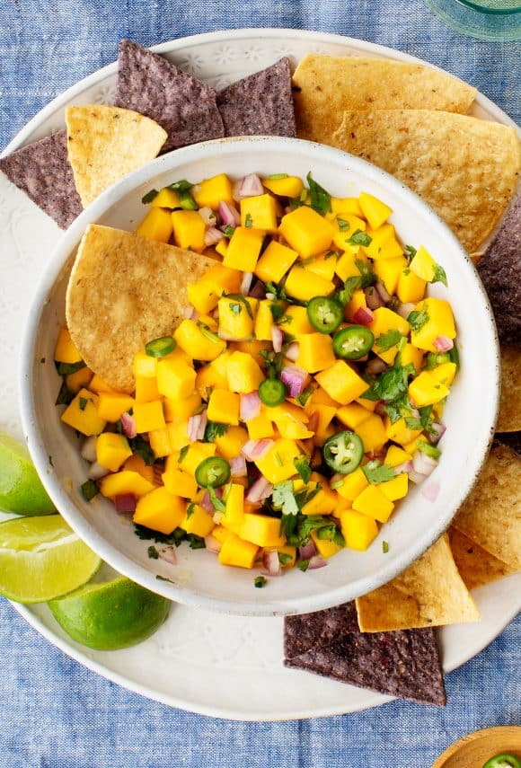 Easy Mango Salsa Recipe Love and Lemons