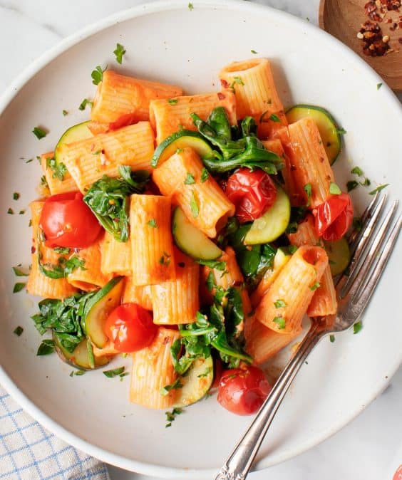 Spring Green Lemon & Basil Pasta Recipe Love and Lemons