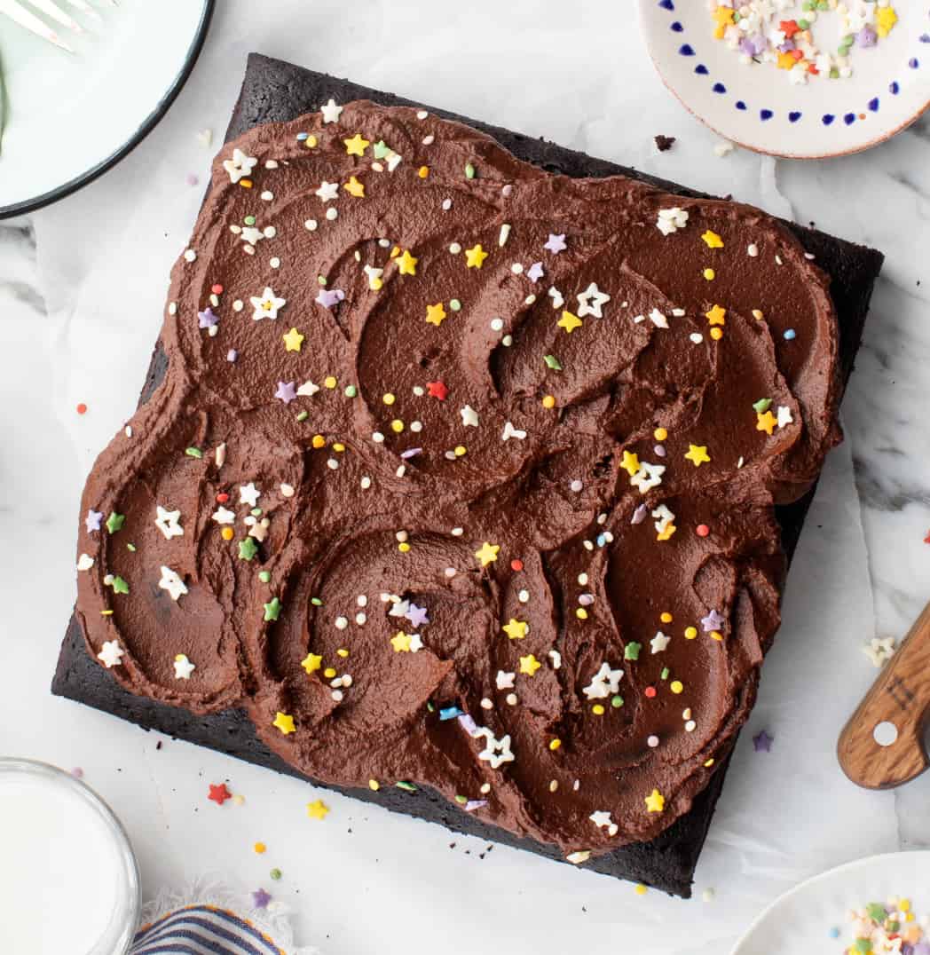 Chocolate Mousse Cake (vegan) - Vintage Kitchen Notes