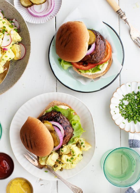 Portobello Mushroom Burger Recipe Love and Lemons
