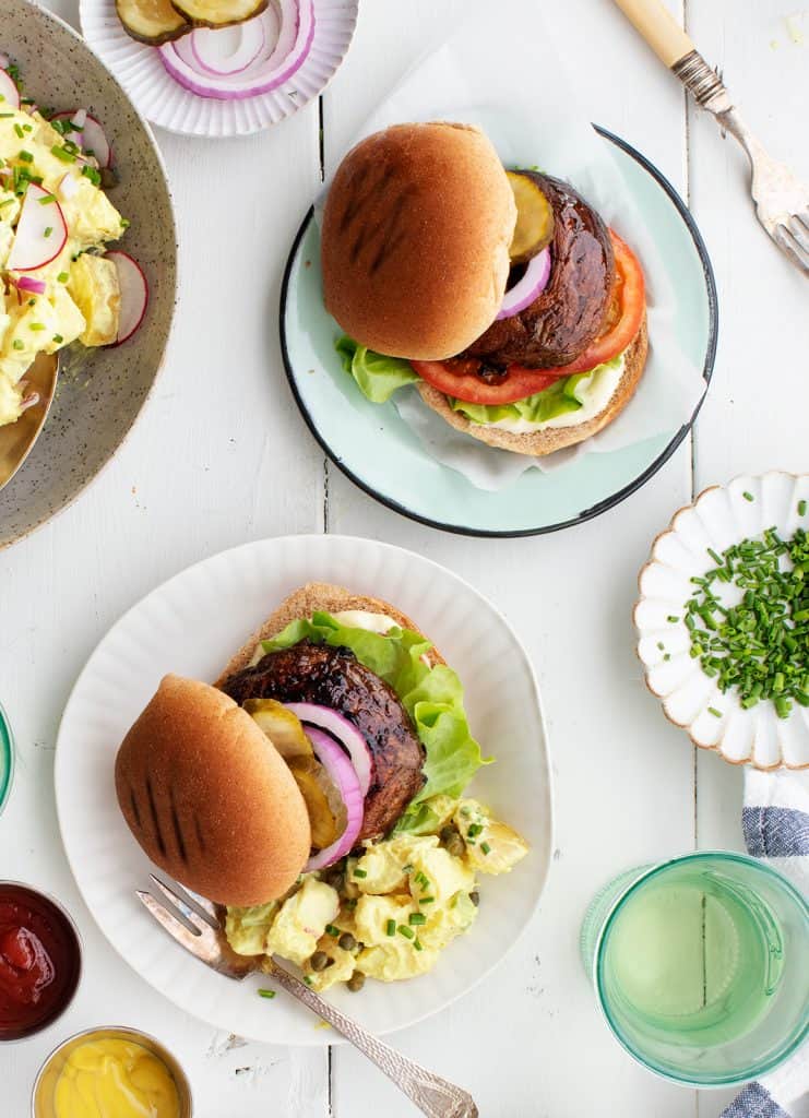 Portobello Mushroom Burger Recipe - Love and Lemons