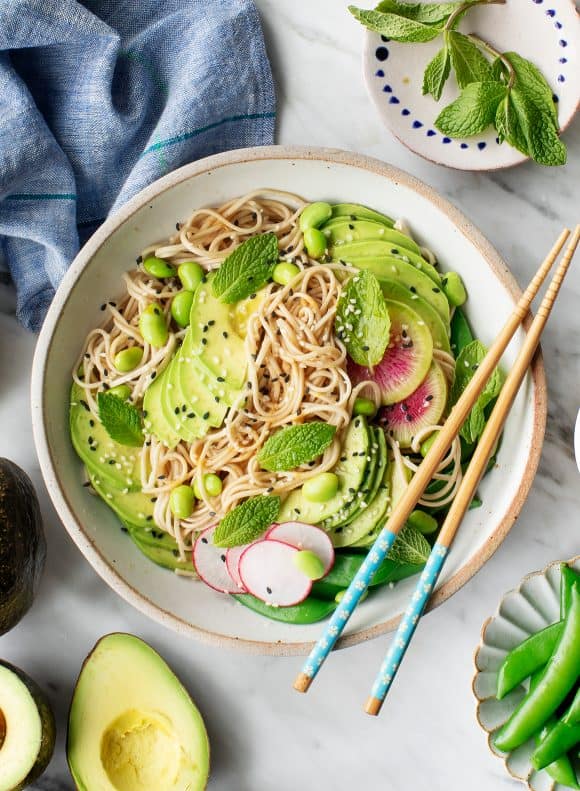 Sesame Soba Noodles Recipe Love and Lemons