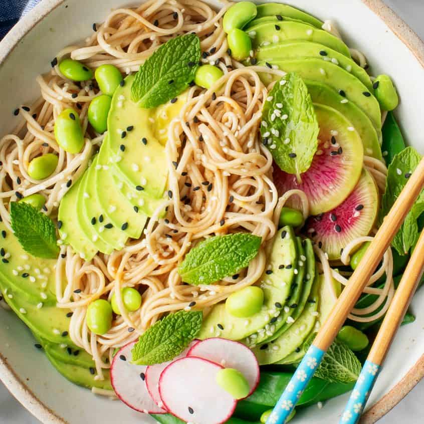 Sesame Soba Noodles Recipe Love and Lemons