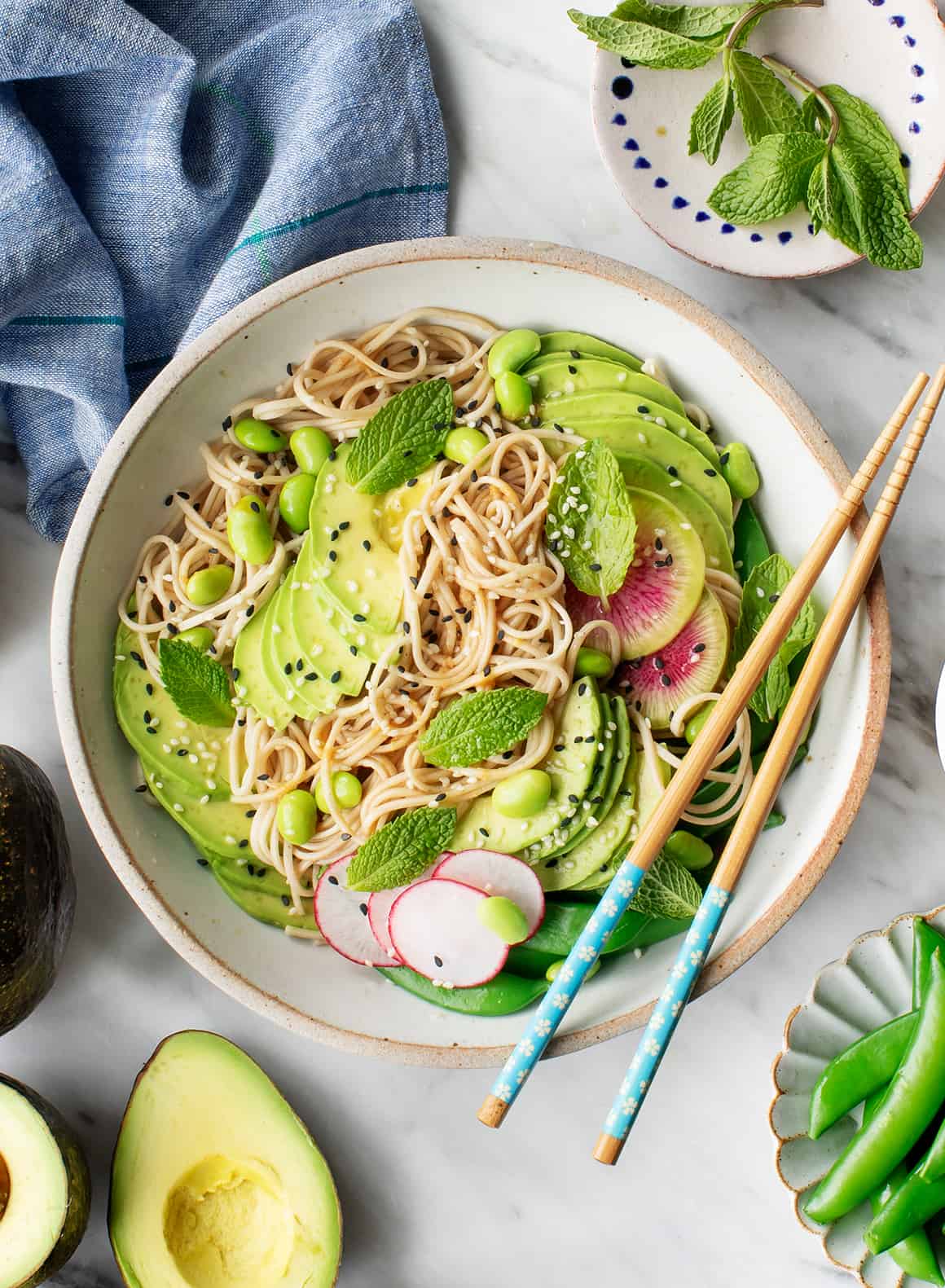 Soy & Sesame Soba Noodles Recipe