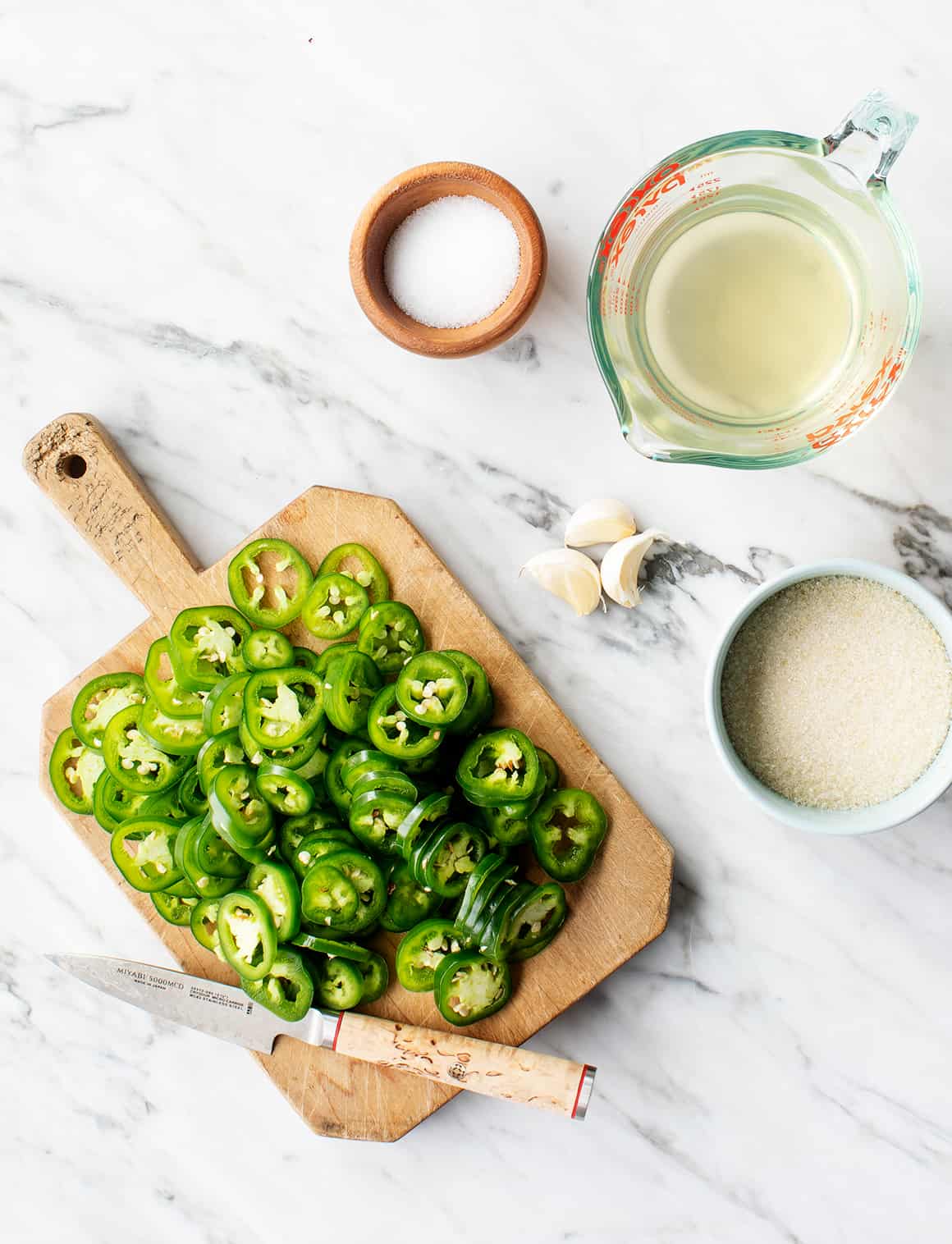 Quick Pickled Jalapeños (10 minutes prep!) - Bowl of Delicious