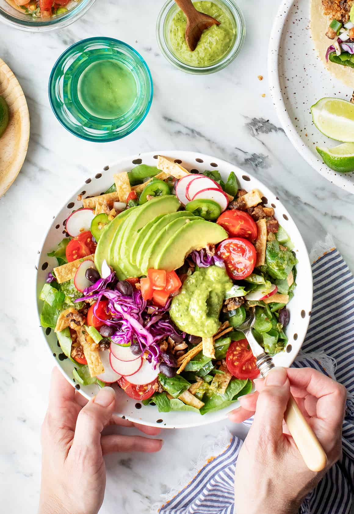 Taco Salad Meal Prep - FeelGoodFoodie